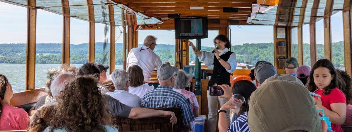 boat ride at fort ticonderoga