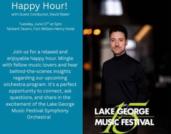 happy hour at tankard tavern with lake george music festival