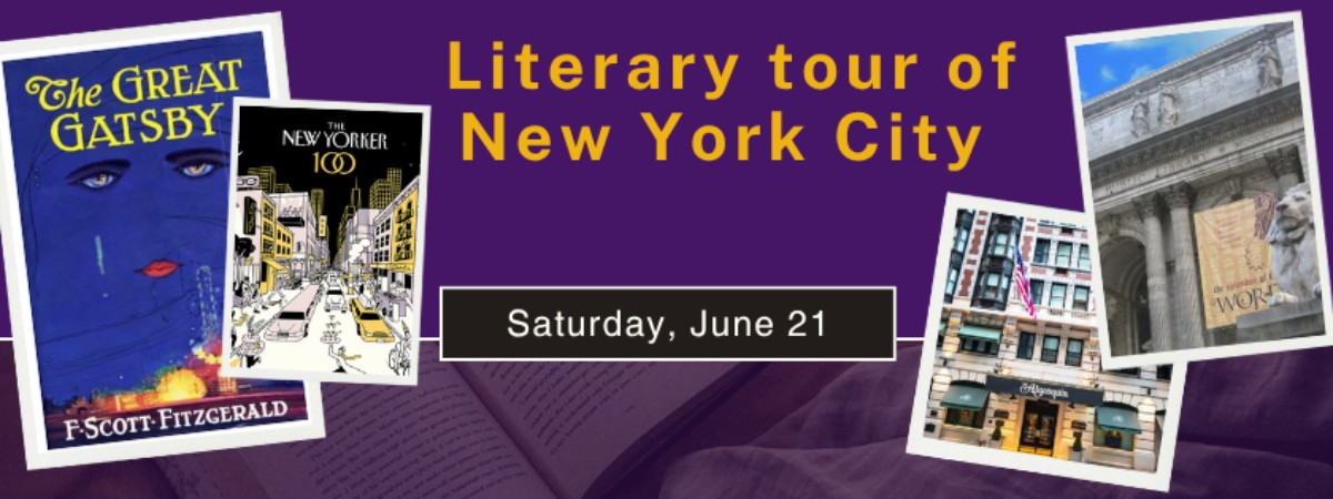 literary tour of NYC