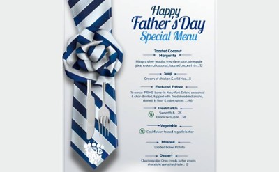 father's day menu
