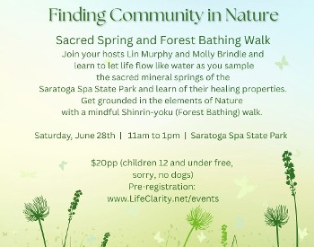Finding Community in Nature Sacred Spring Forest Walk