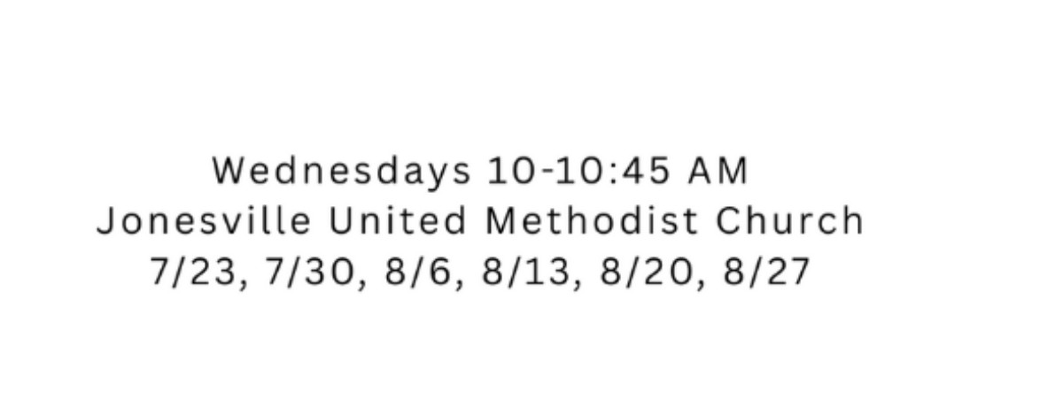 Wednesday Class Schedule
