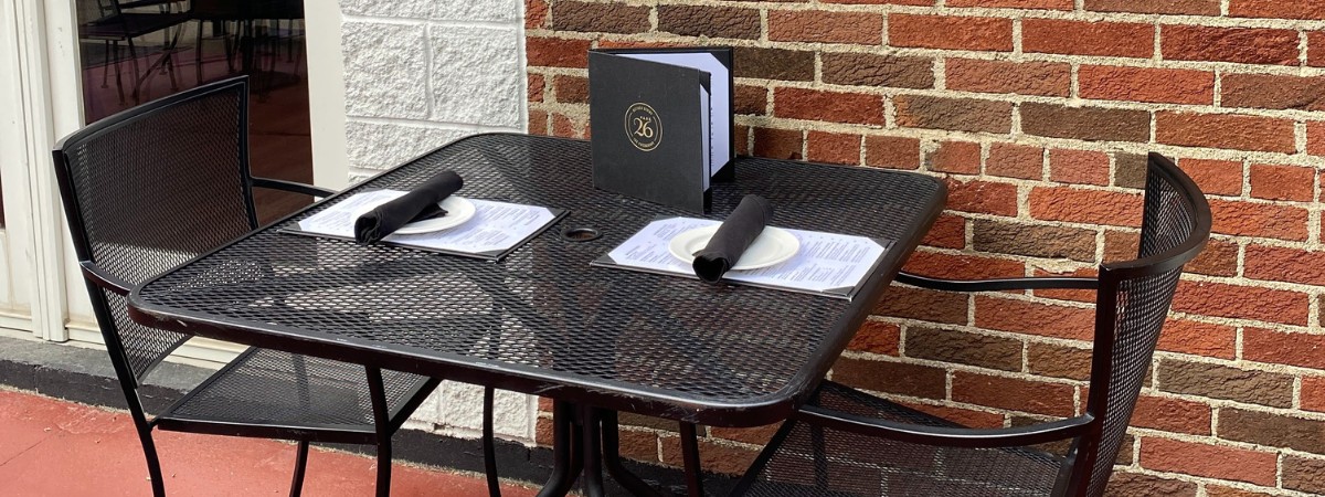 Grab a seat and enjoy some delicious food and drinks!