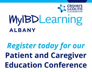 MyIBD Learning: Albany with Crohn's and Colitis Foundation logo
