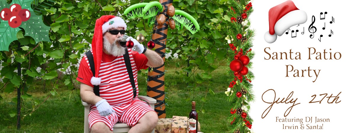 Santa’s Christmas in July Patio Party