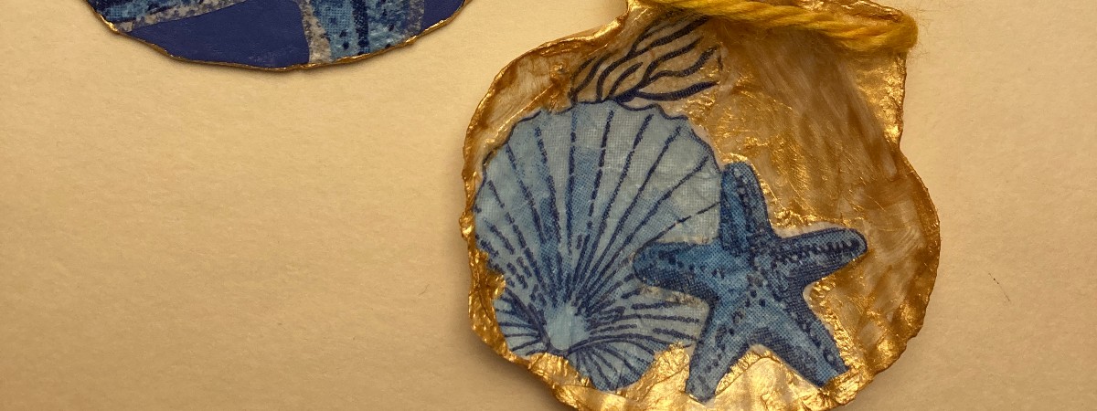 Painted Beach Ornaments