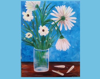 Summer Daisies Paint & Sip Event