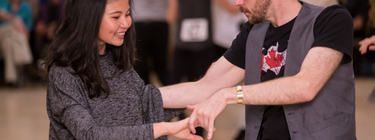 West Coast Swing Dancers