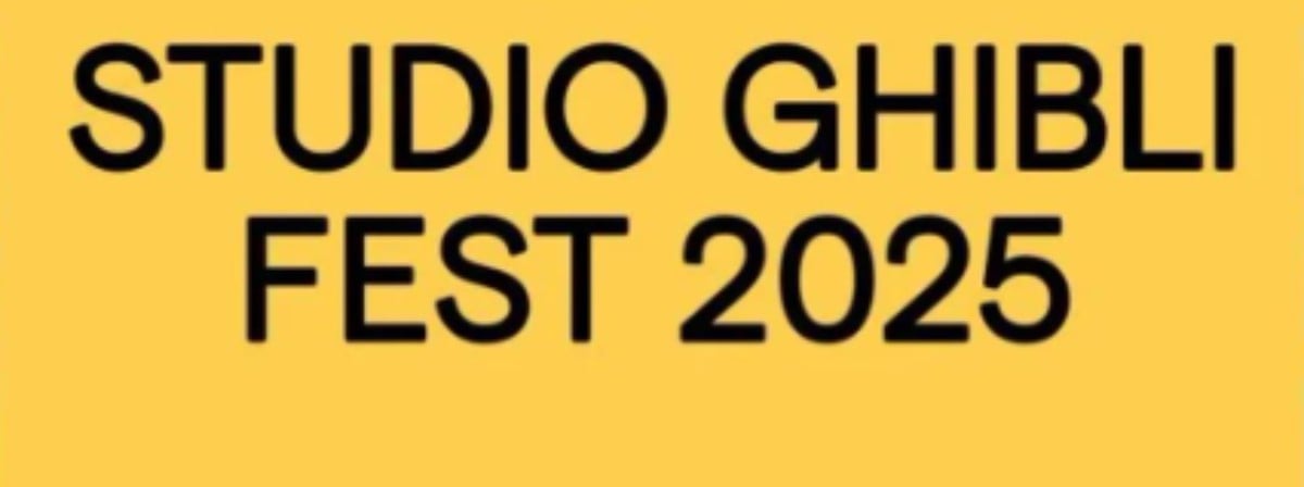 Studio Ghibli Fest 2025 Poster