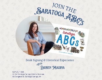 Saratoga ABCs Book Launch & Reading With Author Lauren Magina