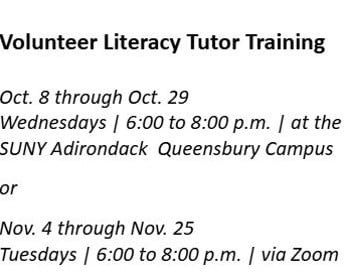 Volunteer Tutor Training for Tri-County Literacy Center