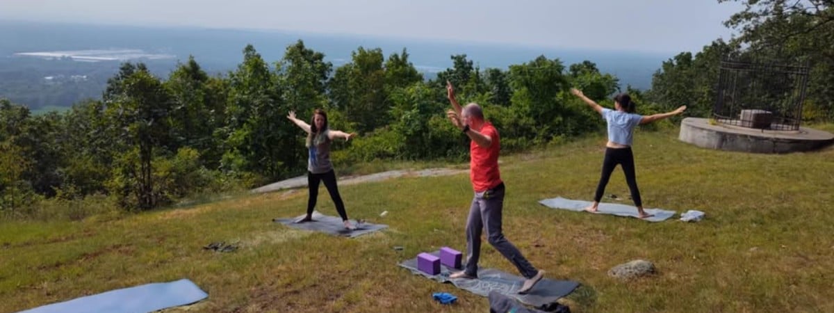 Yoga on the Mountain