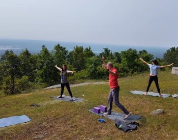 Yoga on the Mountain