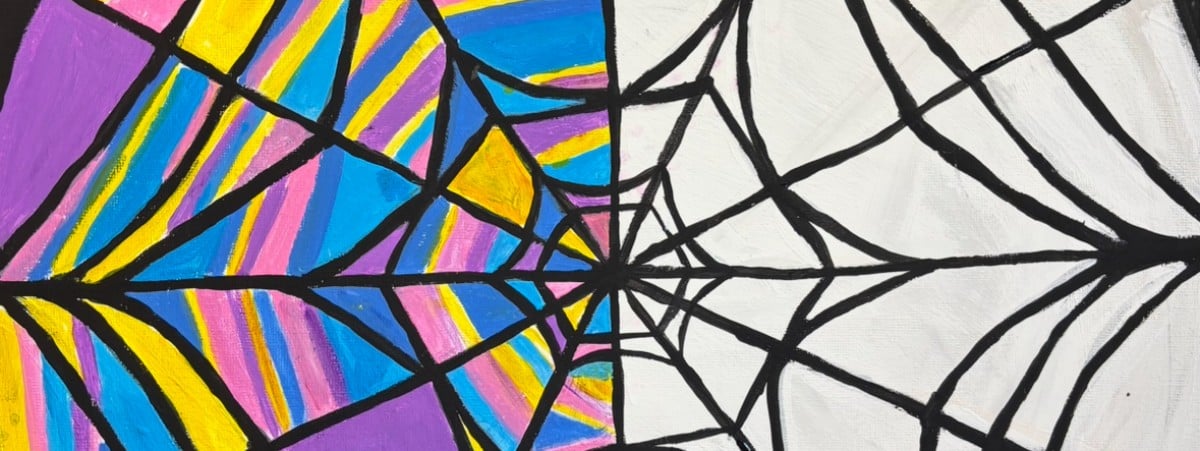 wednesday stained glass window painting