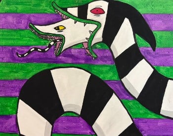 Paint and Popcorn movie night, Beetlejuice Beetlejuice