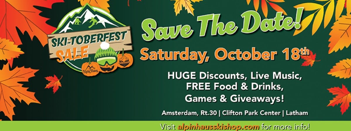 Skitoberfest Save The Date, Saturday October 18th