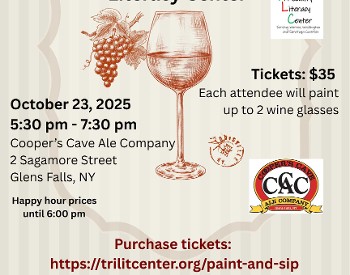 Read  Between the Wines Paint & Sip Supporting Tri-County Literacy Center