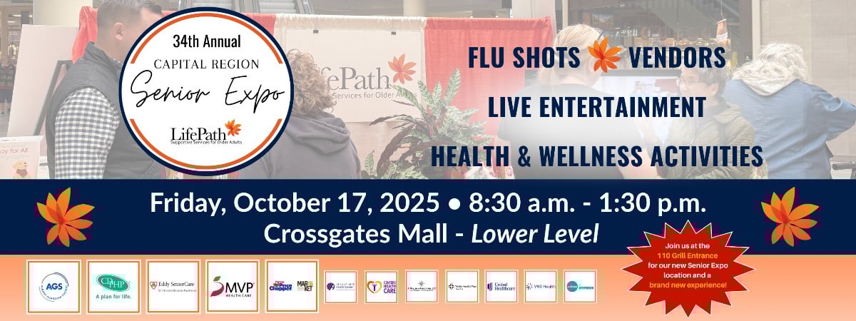 Event logo featuring date and time. Also includes sponsors of the fundraiser