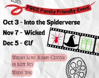 Fall Movie Series. Free Family Friendly Event