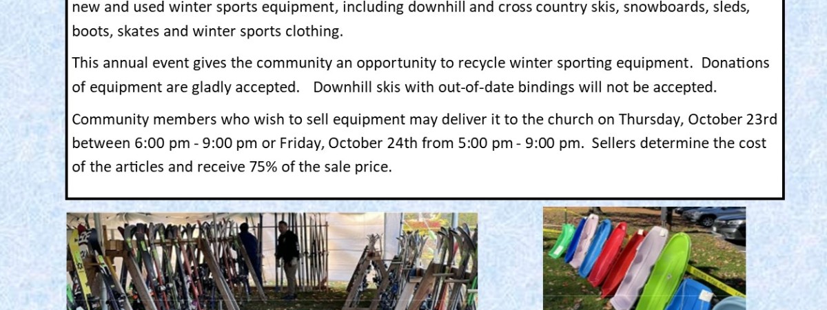 Winter Sports Equipment Sale