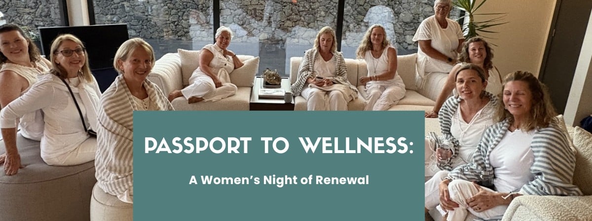 Relaxed women at a spa gathering