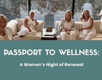 Relaxed women at a spa gathering