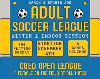 Afrim's ADK Adult league soccer