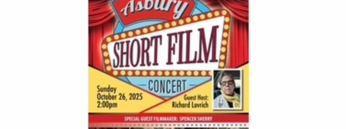 10/26/25 2pm Asbury Shorts USA Films @ GE Theatre at Proctors, Schenectady, NY