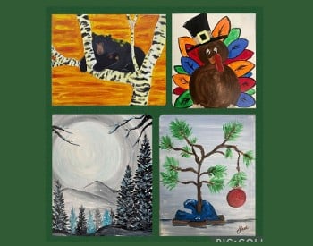 Open Art Studio November! Special: Choose a featured painting for $24