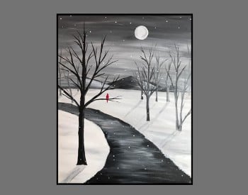 Long Road Home Paint & Sip Event