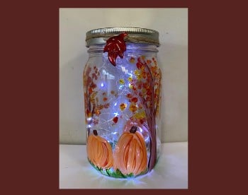Fall Light-up Paint & Sip Event