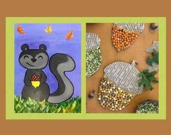 Art Workshops for Kids: Squirrels & Acorns!