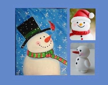 Art Workshops for Kids: Snowmen!