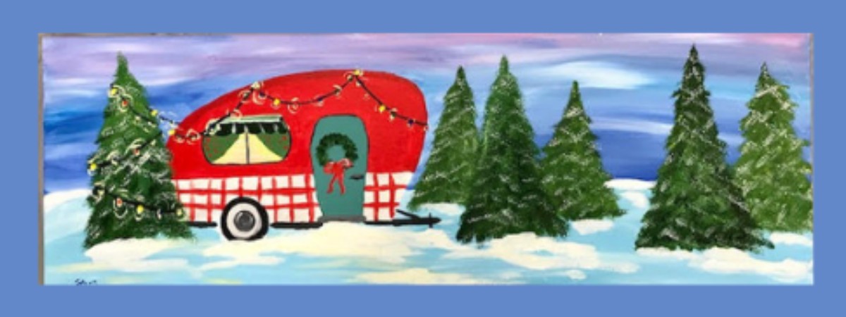 Cozy Camping Paint & Sip Event