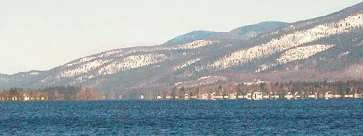 Lake George in winter