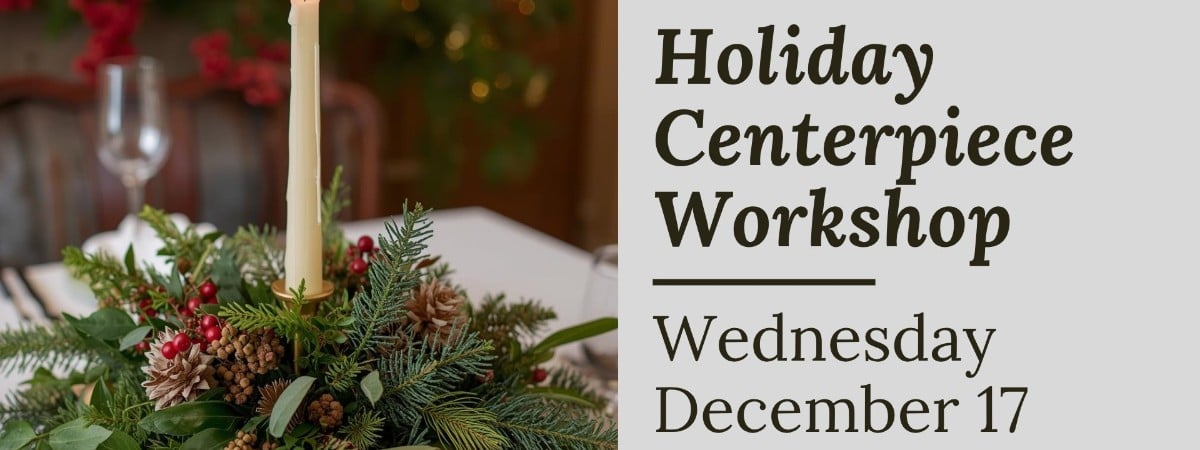Make Your Own Holiday Centerpiece Workshop