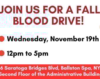 Join us for a fall blood drive!