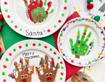Sunday Crafternoon: Christmas Plates