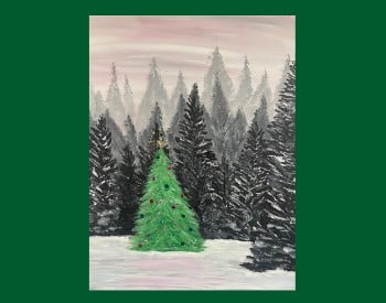 Night Sparkle Paint & Sip Event