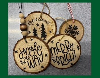Woodburning Ornament Workshop *New*