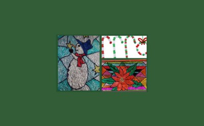 Art Workshops for Kids: Holiday Stained Glass & Beaded Ornaments!
