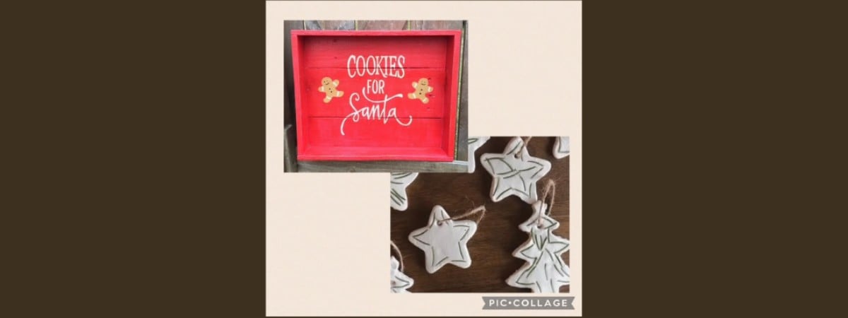 Art Workshops for Kids: Santa Cookie Tray & Salt Dough Ornaments!