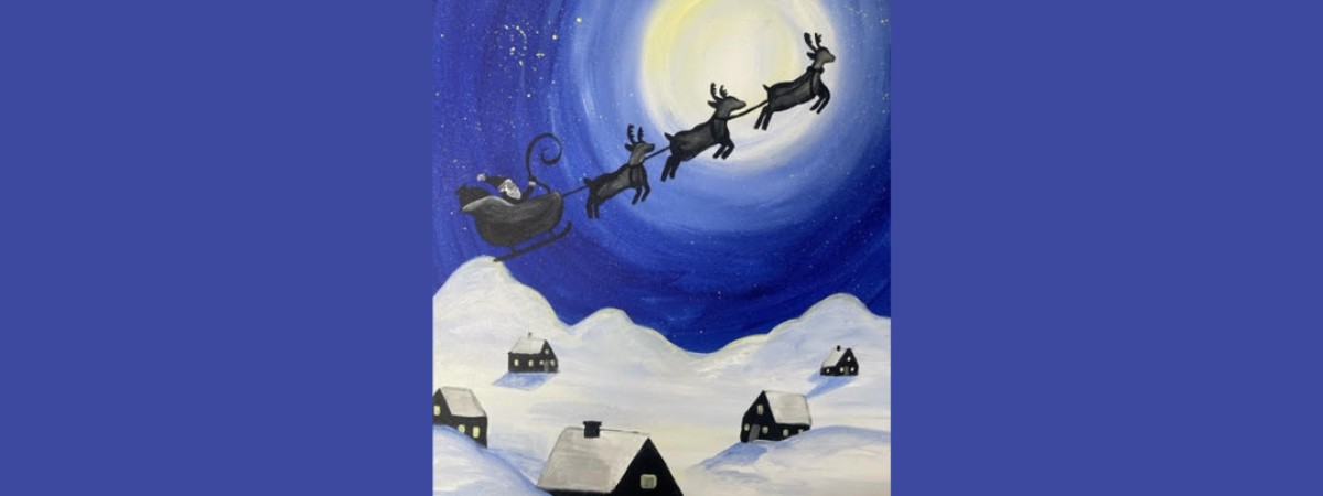 Here Comes Santa Paint & Sip Event