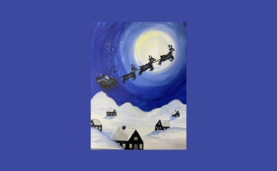 Here Comes Santa Paint & Sip Event