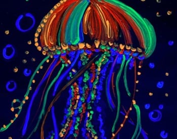 Blacklight Jellyfish