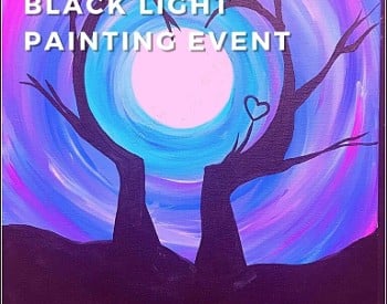 Blacklight Hugging the Moon