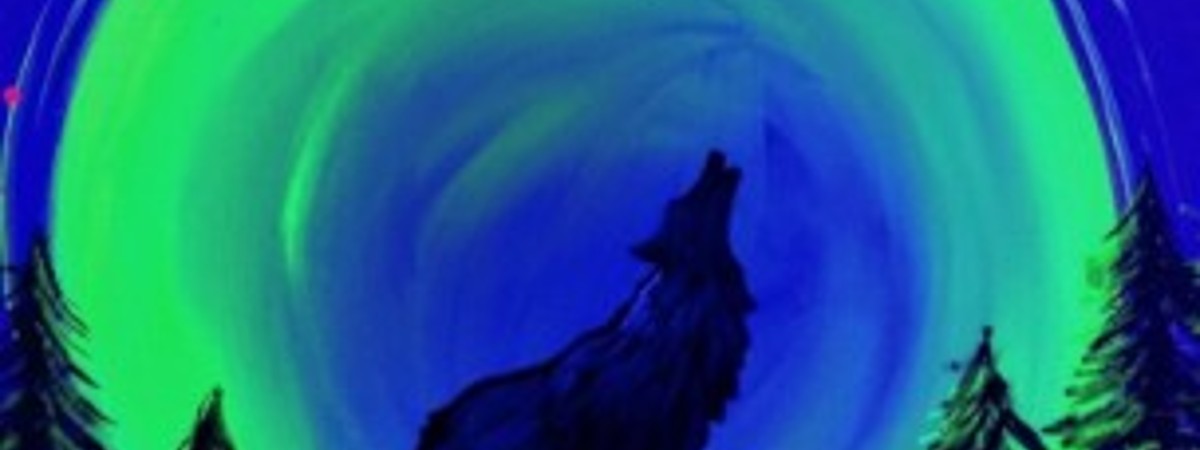 Blacklight Howling at the Moon