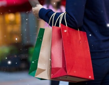 holiday shopping bags