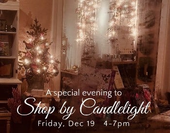 A Special Evening to Shop by Candlelight at Sharon Sprigs