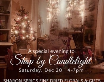 A Special Evening to Shop by Candlelight at Sharon Sprigs